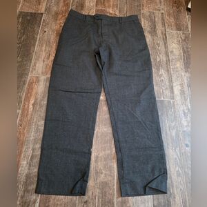Mens Stafford Charcoal Dress Pants (34×29)